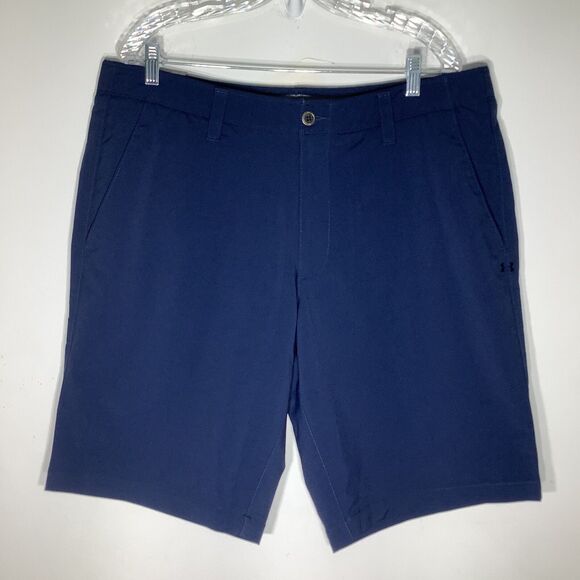 Under Armour Mens Heat Gear Loose Fit Shorts Blue Size 40 (Actual 38) NWT - Picture 2 of 15